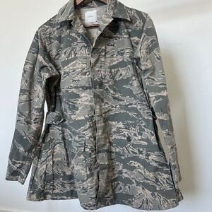 U.S. Air Force Maternity Utility Uniform Coat Blue Gray Size 14L